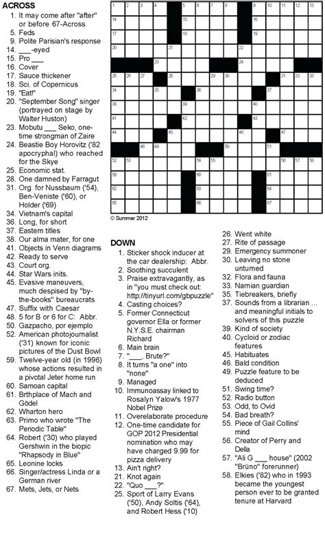 previously said crossword clue|Previously said Crossword Clue